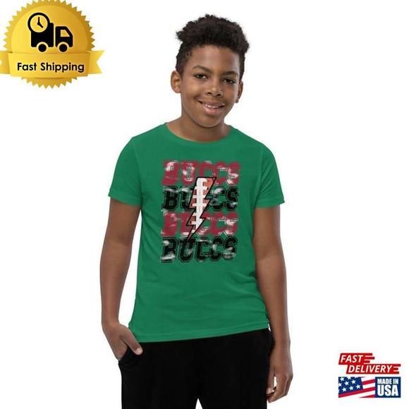 Buccaneers Youth Short T-Shirt Classic Unisex - Picture 1 of 4